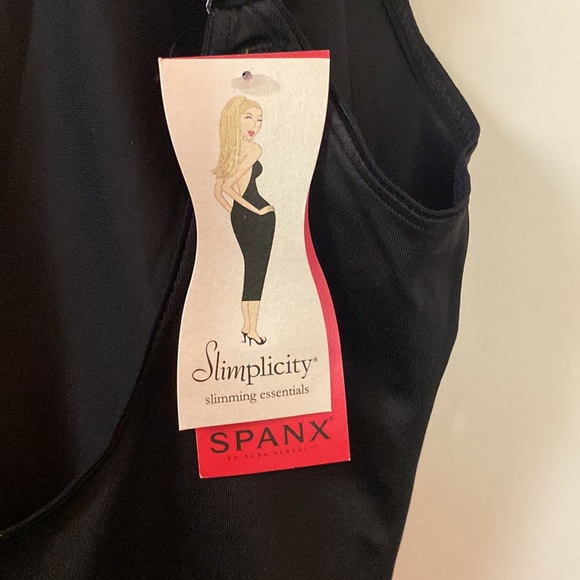 NWT SPANX Open Bust Suit, Simplicity Slimming Essentials, 1X, 76% Nylon, 24% - Picture 4 of 7